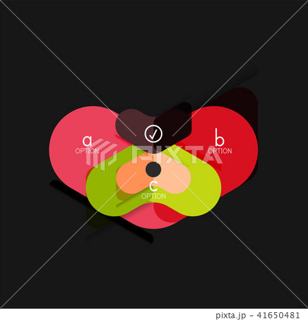 Flat design geometric infographics, arrow shape vector sticker or label, price tags, offer promotion Flat design geometric infographics, arrow shape vector sticker or label, price tags, offer promotion 41650481