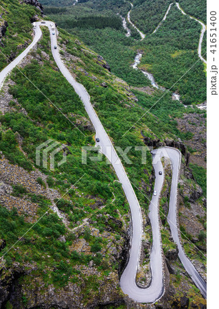 troll road - mountain route of Trollstigen troll road - mountain route of Trollstigen 41651400