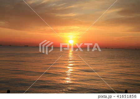 夕焼けの海 41651856