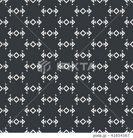 Arrow symbol abstract seamless pattern monochrome 41654367