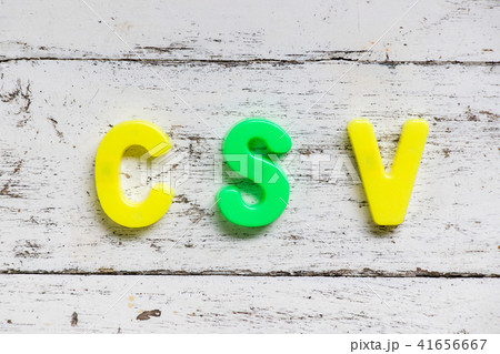 Color alphabet in word CSV Color alphabet in word CSV 41656667