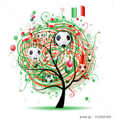 Football tree design, Mexican flag 41660466