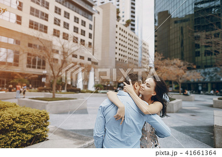 beautiful couple in the city 41661364