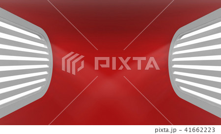 Ultra modern conceptual empty interior with light rays from the windows for your objects. 3d 41662223