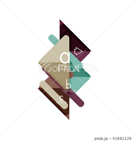Triangle data visualization design, option infographic layout 41662226