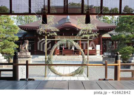 京都 城南宮 茅の輪くぐり 京都 城南宮 茅の輪くぐり 41662842