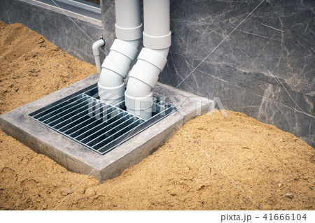 PVC pipeline roofing drainage downspout PVC pipeline roofing drainage downspout 41666104