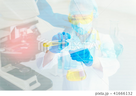 Research scientist in laboratory room., Science Research scientist in laboratory room., Science 41666132
