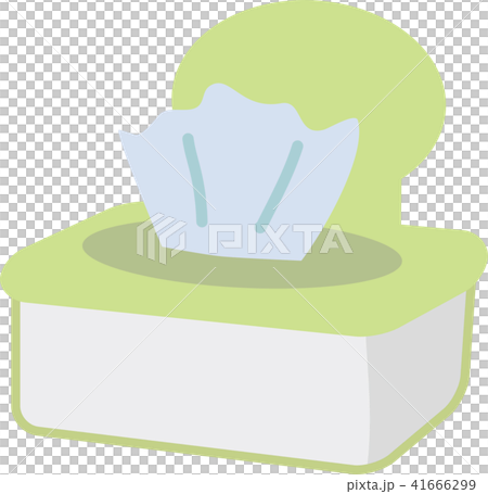 黄緑色のウェットティッシュ 黄緑色のウェットティッシュ 41666299