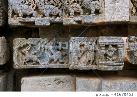 Episode of Ramayana, Kedareshwara temple Episode of Ramayana, Kedareshwara temple 41670452