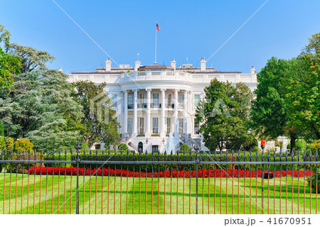 Washington, USA,The White House South Lawn. Washington, USA,The White House South Lawn. 41670951