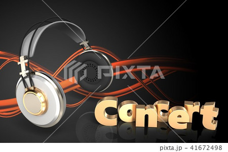 3d concert sign concert sign 41672498