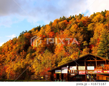 紅葉真っ盛りの伊達市「三階滝公園」 紅葉真っ盛りの伊達市「三階滝公園」 41673187