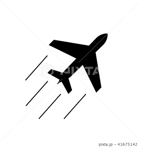Simple Airplane Iconのイラスト素材