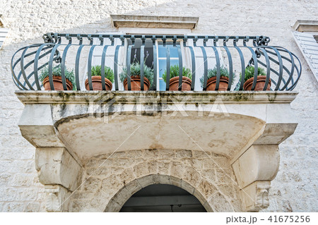 Balcony on the old house, Trogir, Croatia 41675256