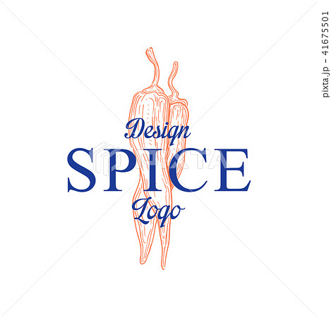 Spice logo design, badge can be used for culinary, cosmetics, menu, restaurant, shop, market 41675501