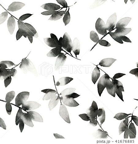 Tree leaves pattern 41676885