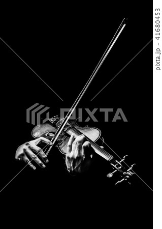 violinist hands playing violin, music background violinist hands playing violin, music background 41680453