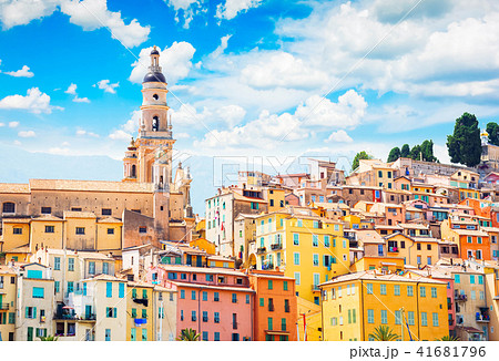 Menton town, France 41681796