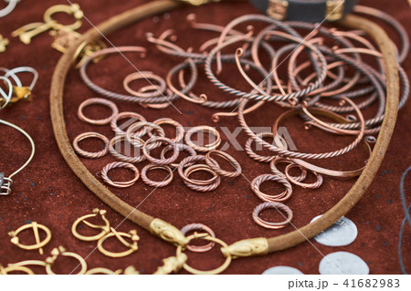 Medieval copper jewelry handmade Medieval copper jewelry handmade 41682983