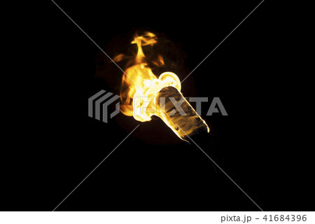 flame of a torch in the dark flame of a torch in the dark 41684396