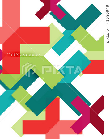 Multicolored abstract geometric shapes, geometry background for web banner Multicolored abstract geometric shapes, geometry background for web banner 41686949
