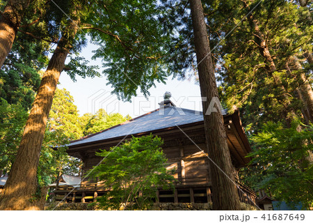 宮城涌谷箟岳山箟峯寺本堂背面 宮城涌谷箟岳山箟峯寺本堂背面 41687649