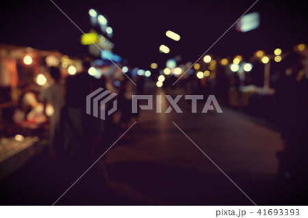 Night Festival Event Party street People Blurred Night Festival Event Party street People Blurred 41693393