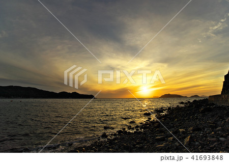 宇和島の夕暮れ 41693848