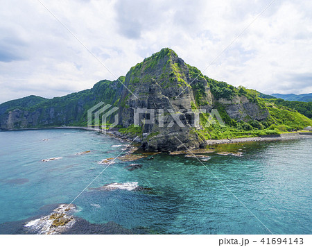 セタカムイ岩 空撮（北海道古平） 41694143