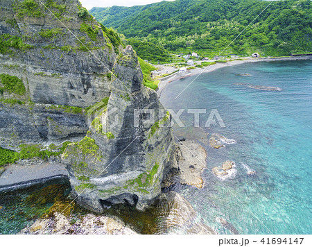 セタカムイ岩 空撮(北海道古平) セタカムイ岩 空撮(北海道古平) 41694147