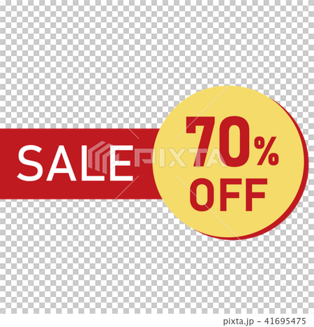 販促POP【SALE 70%OFF】（アパレル店等向け） 41695475