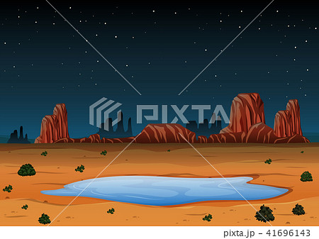 Arizona Landscape at Night Time 41696143