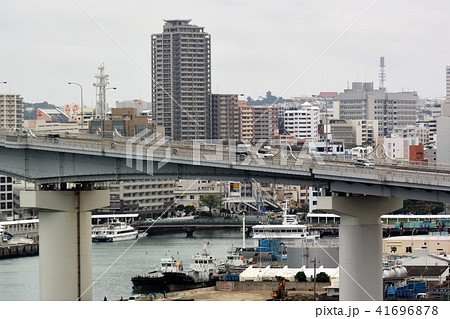 那覇市泊港と那覇市街 那覇市泊港と那覇市街 41696878