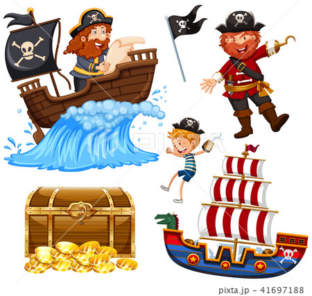 A Set of Pirate Vector A Set of Pirate Vector 41697188