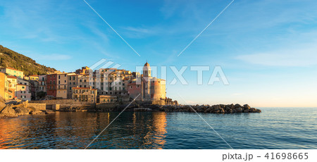 Ancient Village of Tellaro at Sunset Liguria Italy 41698665