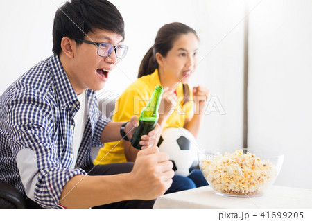 friendship, sports and entertainment concept - happy male friend friendship, sports and entertainment concept - happy male friend 41699205