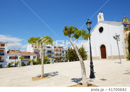 The church is in Sitges town and trees, Spain The church is in Sitges town and trees, Spain 41700682
