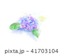 紫陽花　パソコン水彩画 41703104
