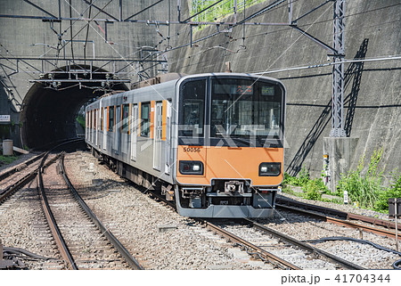 東急 田園都市線 東武系 鷺沼駅 の写真素材