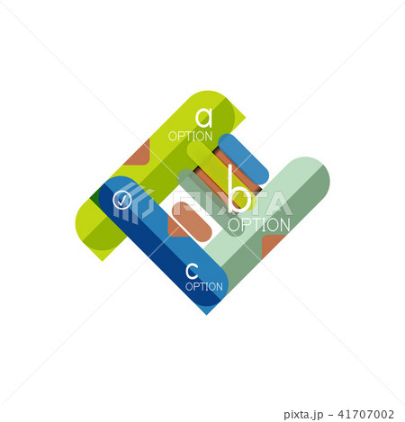 Abstract lines geometric infographic layoutAbstract lines geometric infographic layout, data 41707002