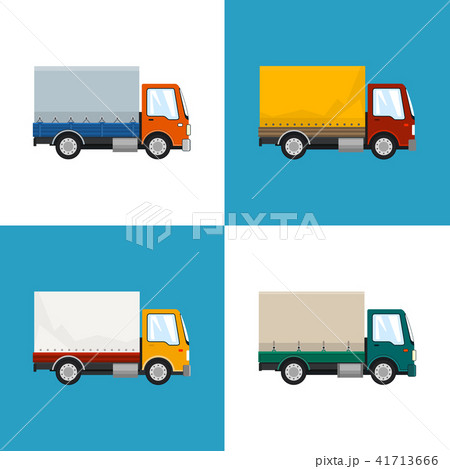 Four Types of Small Covered Truck 41713666