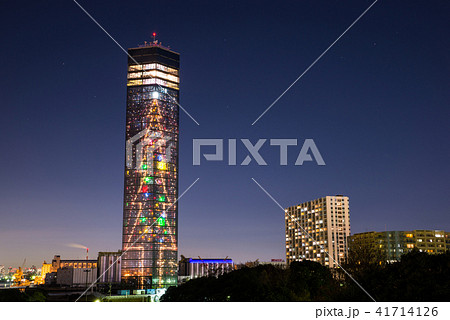 千葉ポートタワー クリスマスイルミネーション 2017年12月 千葉ポートタワー クリスマスイルミネーション 2017年12月 41714126