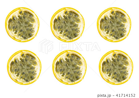 Granadilla half of the fruit Granadilla half of the fruit 41714152