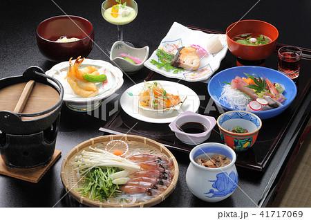 温泉宿の食事　和食の集合 41717069