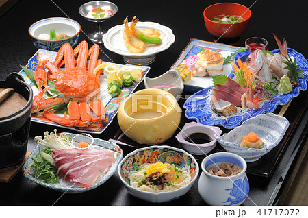 温泉宿の食事　和食の集合 41717072