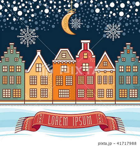 Cute textless template for Christmas Cards 41717988