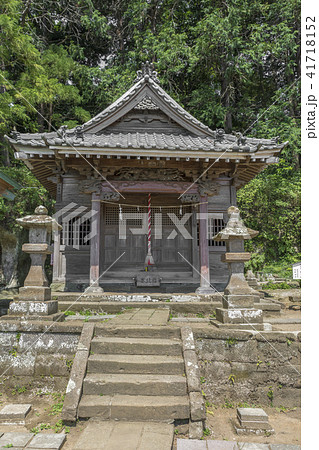 熊野神社本殿 鎌倉市大船 の写真素材