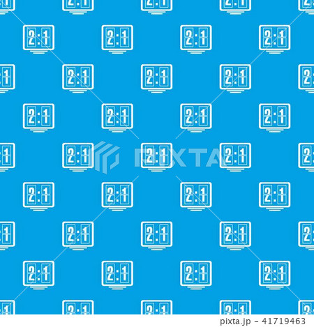 Football scoreboard pattern vector seamless blue 41719463
