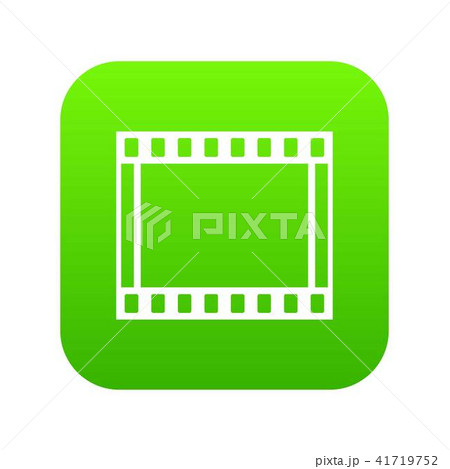 Film with frames movie icon digital green 41719752